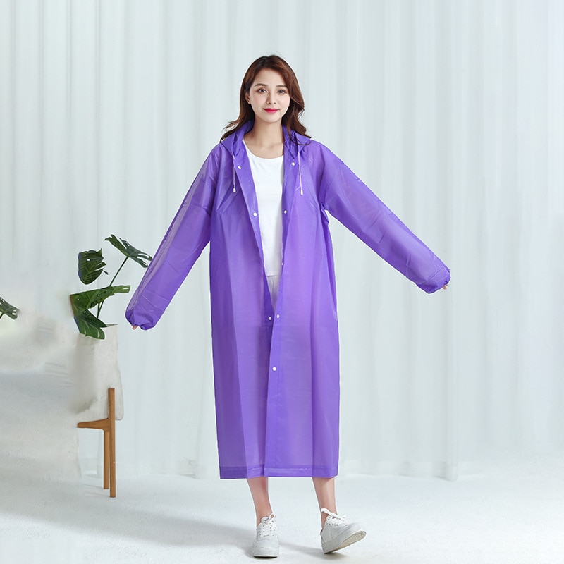 Camping Rain Poncho - Impermeabile con Cappuccio per Uomo e