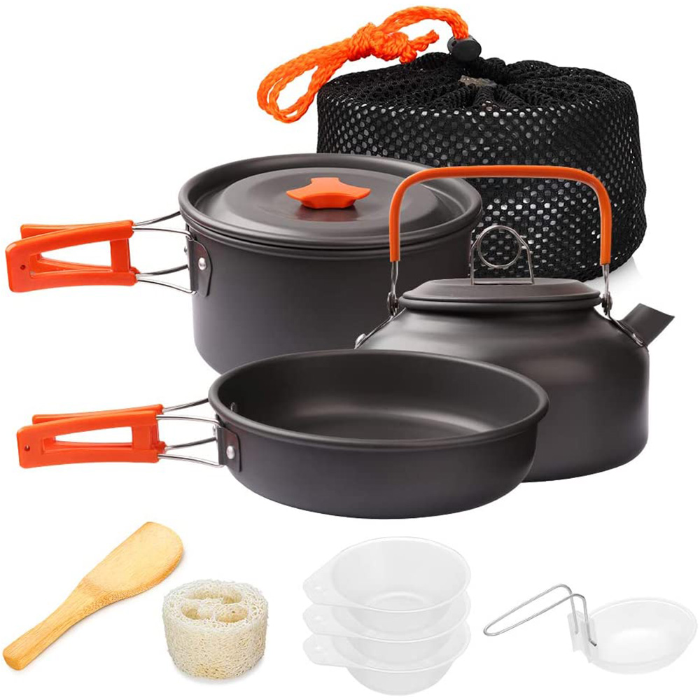 Outdoor Camping Dining Set - 1 pz/1 set kit di pentole