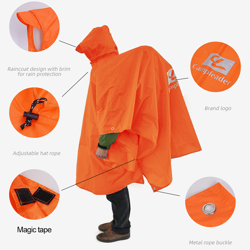Impermeabile da esterno 3 in 1 - Camping Rain Poncho recensione e prezzo