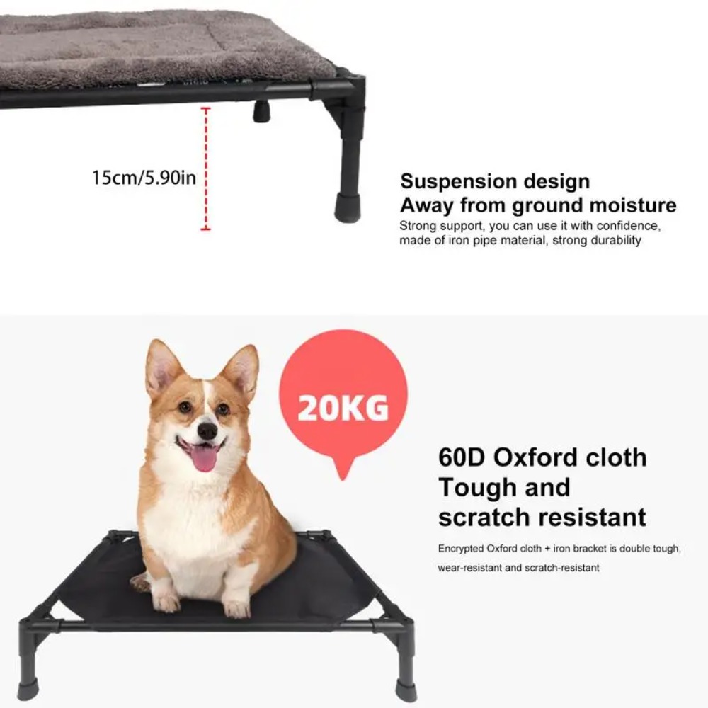 Cuccia rialzata per cani da es - Outdoor Camping Dog Bed recensione e prezzo