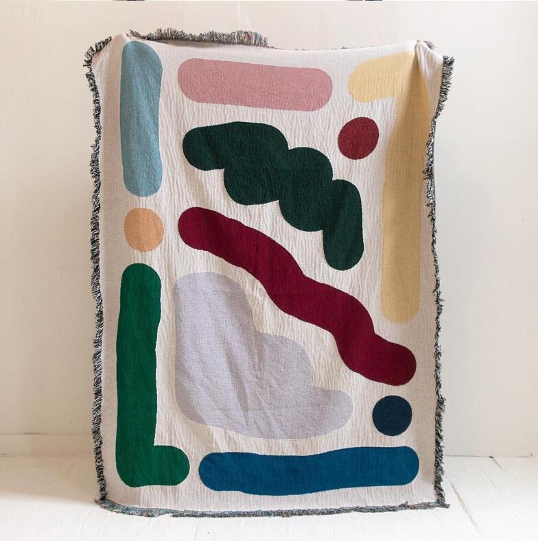 Linee colorate coperta da camp - Outdoor Camping Rugs recensione e prezzo