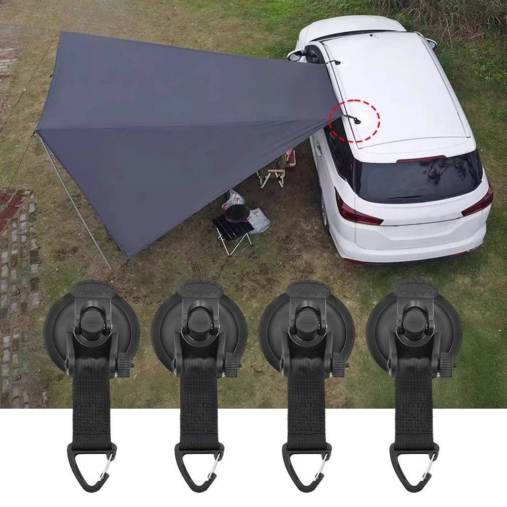 2/4 pz. Ganci di fissaggio a v - Outdoor Camping Van Tent recensione e prezzo
